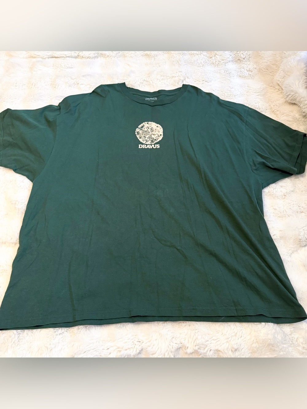 Dravus Men's Dark Green Graphic Short Sleeve Tee